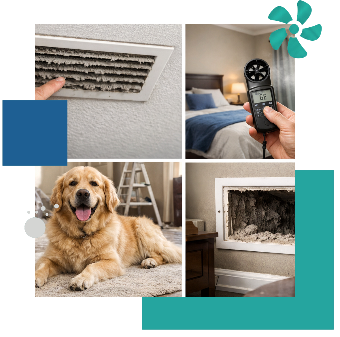 Dirty air duct early warning signs in home